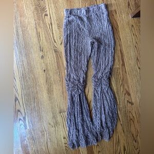 Lace Super Fitted and Flared Pants by Free People